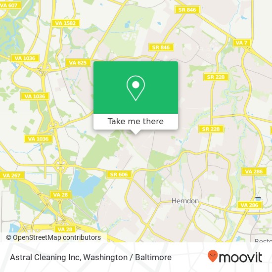 Mapa de Astral Cleaning Inc