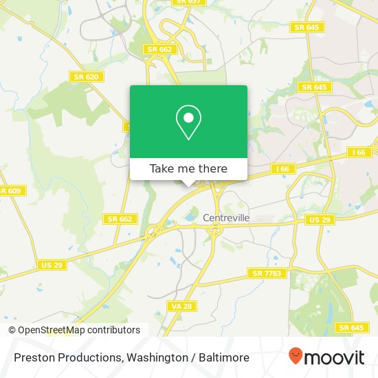 Mapa de Preston Productions