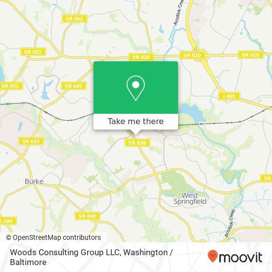 Mapa de Woods Consulting Group LLC