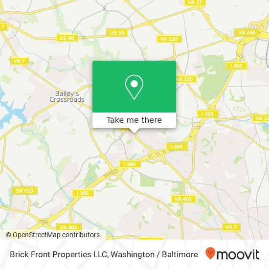 Brick Front Properties LLC map