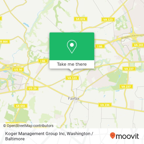 Mapa de Koger Management Group Inc