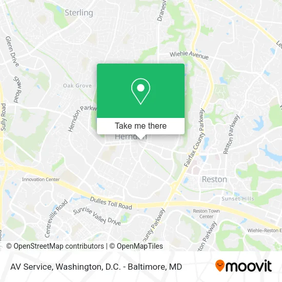 AV Service map