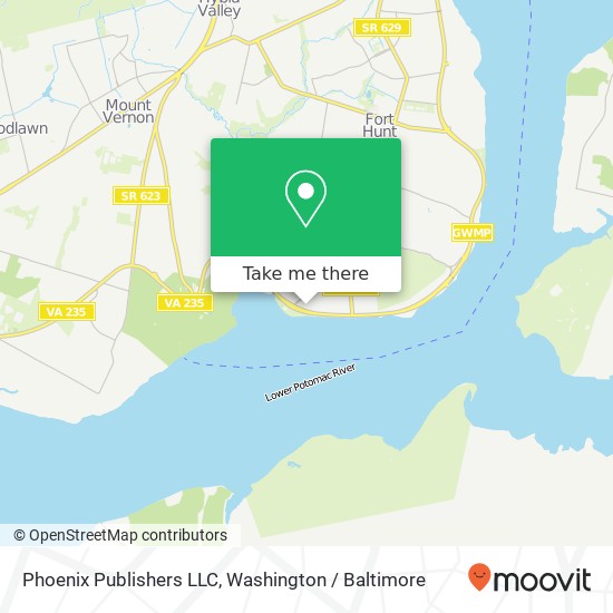 Mapa de Phoenix Publishers LLC