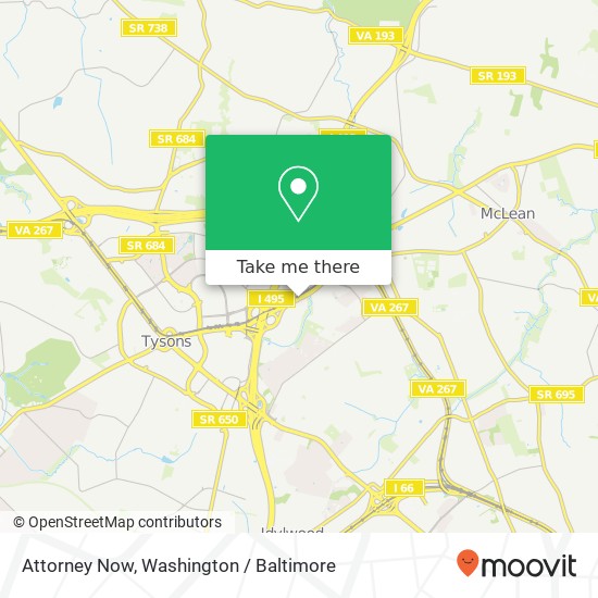Mapa de Attorney Now