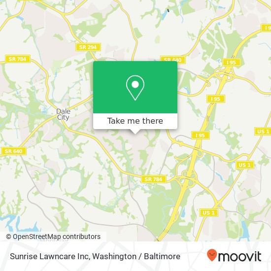 Sunrise Lawncare Inc map