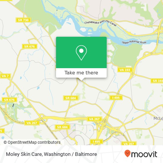 Moley Skin Care map