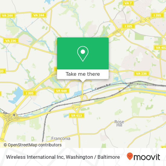 Mapa de Wireless International Inc