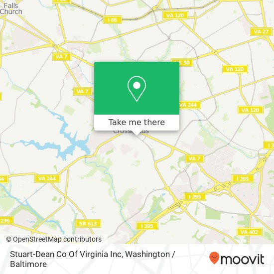 Mapa de Stuart-Dean Co Of Virginia Inc