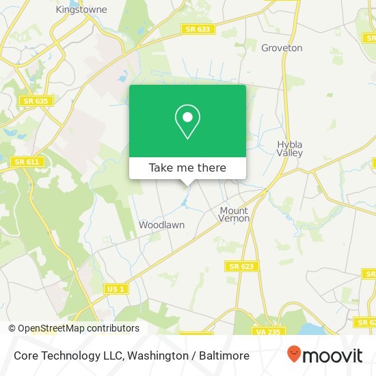 Mapa de Core Technology LLC