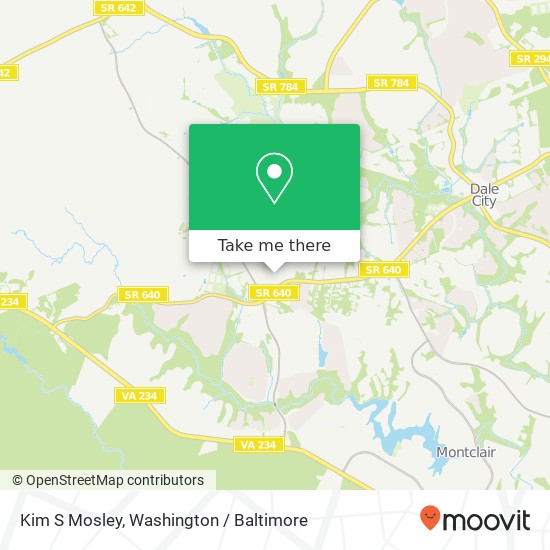 Mapa de Kim S Mosley