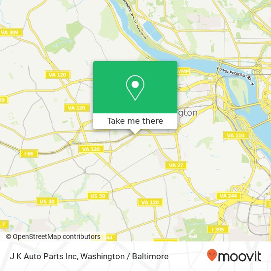 J K Auto Parts Inc map