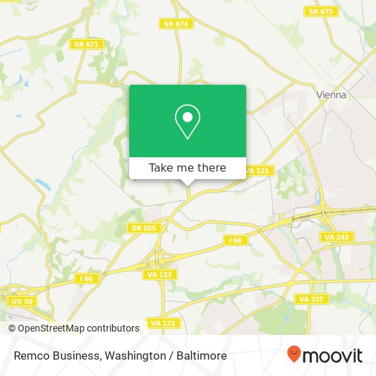 Mapa de Remco Business