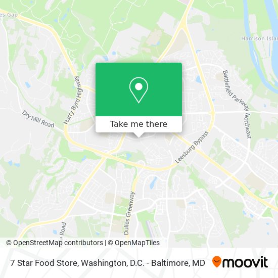 Mapa de 7 Star Food Store