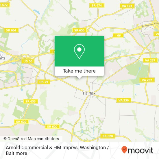 Mapa de Arnold Commercial & HM Imprvs