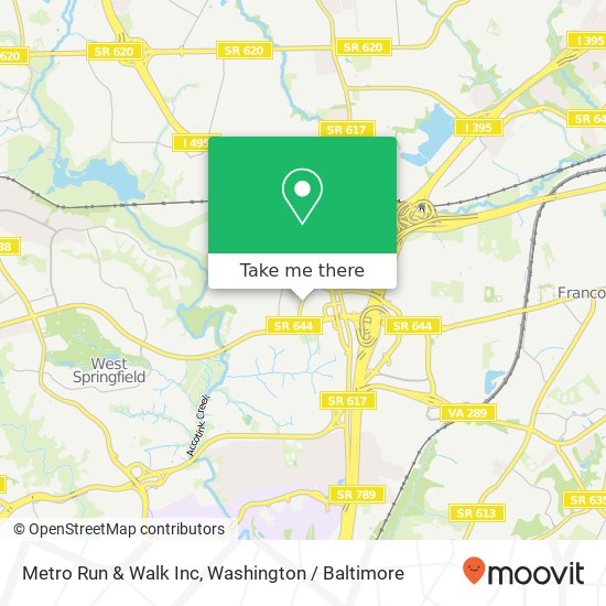 Metro Run & Walk Inc map