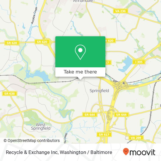 Recycle & Exchange Inc map