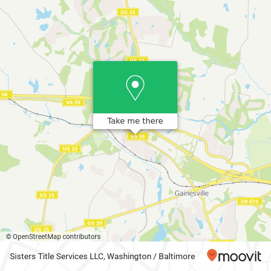 Sisters Title Services LLC map