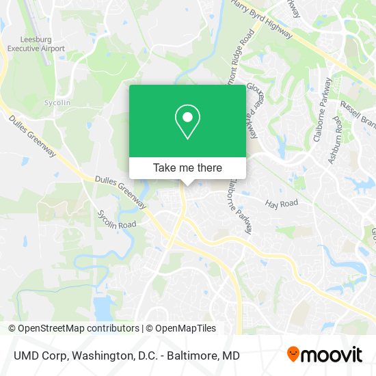 Mapa de UMD Corp
