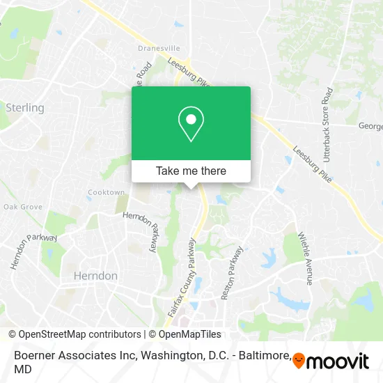 Boerner Associates Inc map