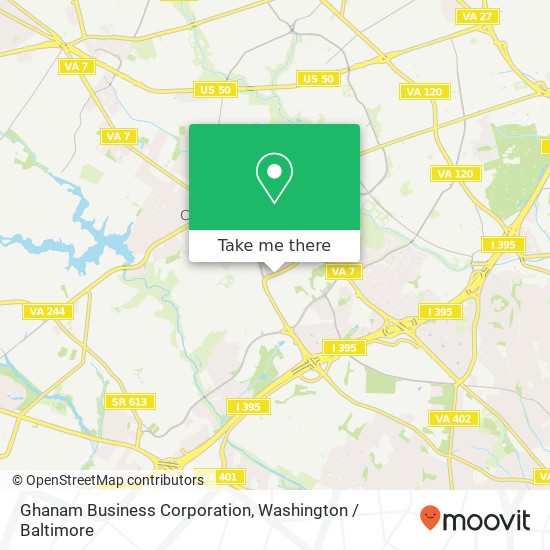 Ghanam Business Corporation map