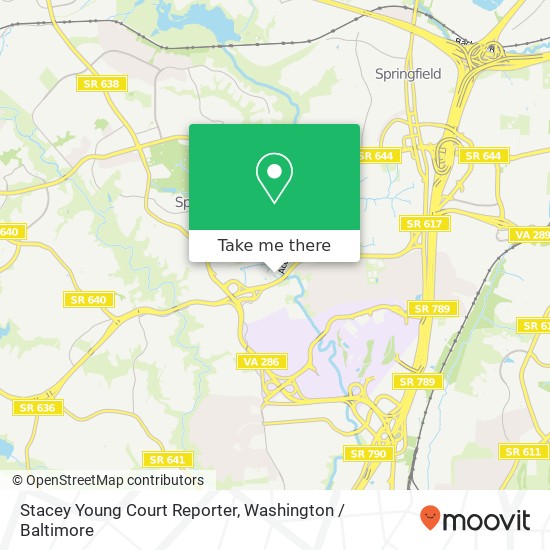 Mapa de Stacey Young Court Reporter