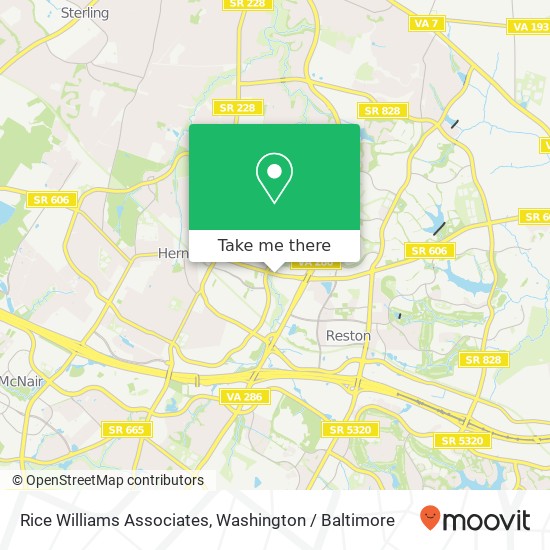 Rice Williams Associates map