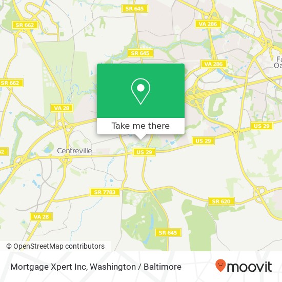 Mapa de Mortgage Xpert Inc