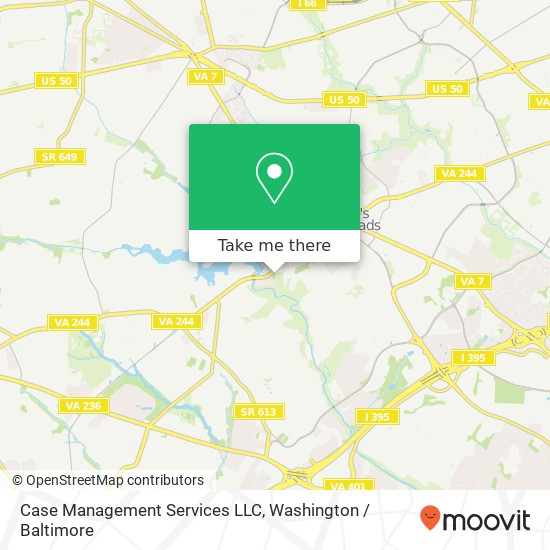 Mapa de Case Management Services LLC