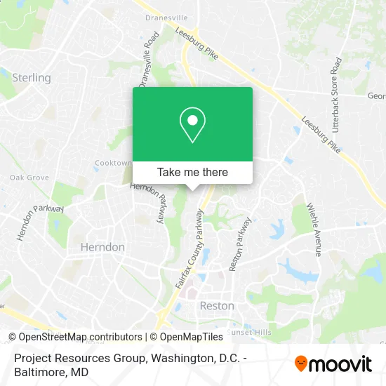 Project Resources Group map