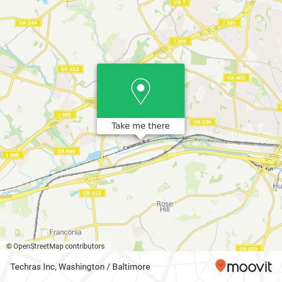 Techras Inc map