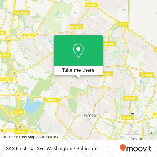 SAS Electrical Svc map