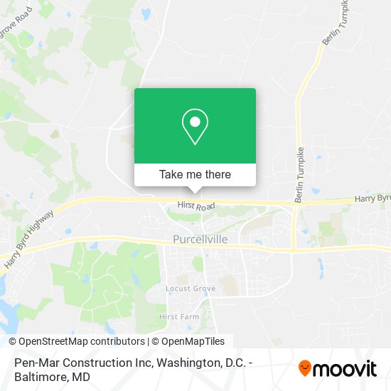 Pen-Mar Construction Inc map