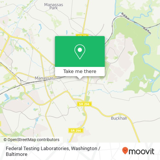 Mapa de Federal Testing Laboratories