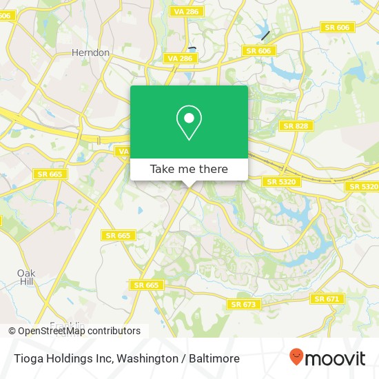 Tioga Holdings Inc map