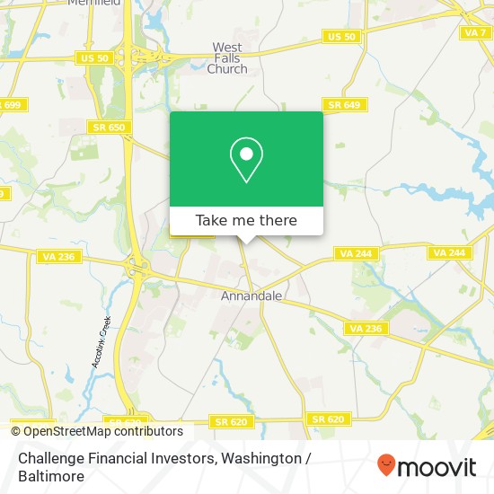 Mapa de Challenge Financial Investors