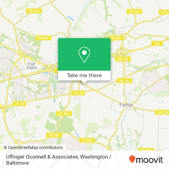 Uffinger Oconnell & Associates map