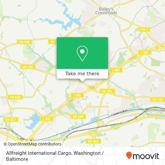 Mapa de Allfreight International Cargo