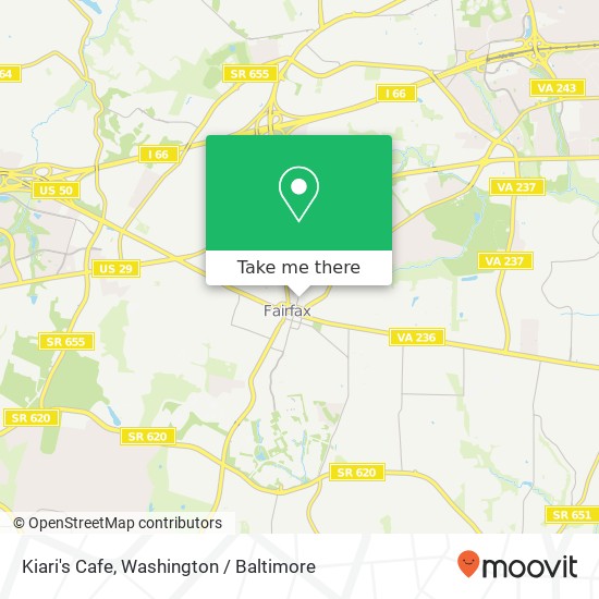 Kiari's Cafe map