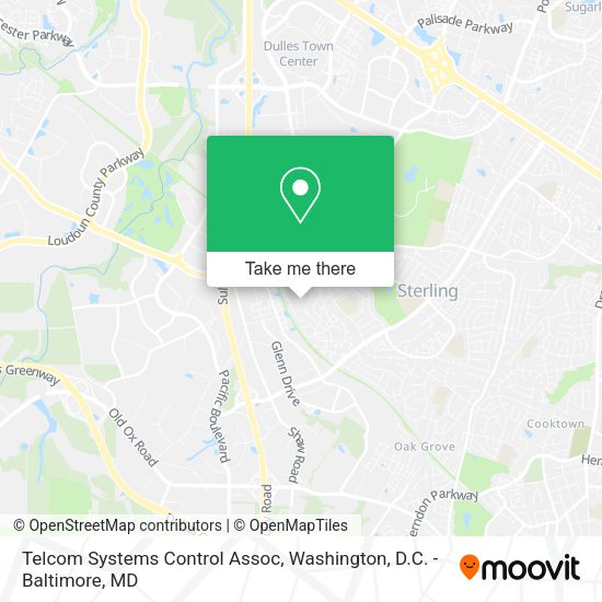 Telcom Systems Control Assoc map