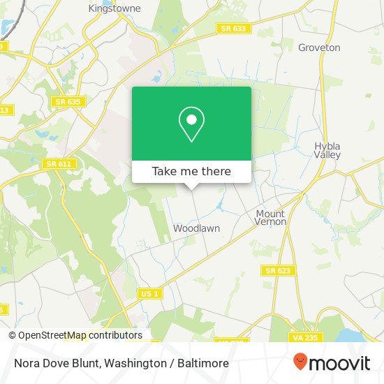 Mapa de Nora Dove Blunt