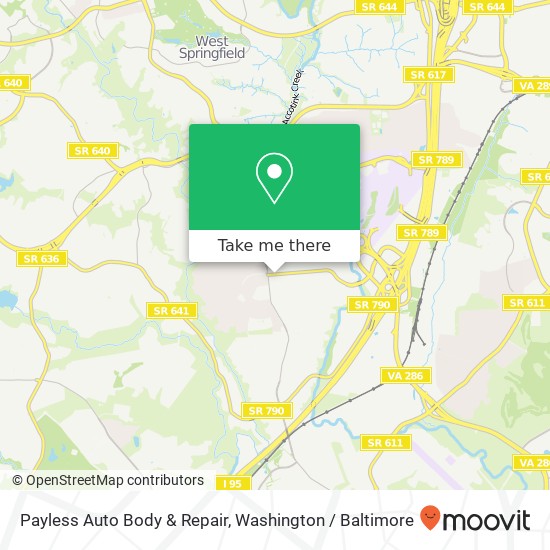 Mapa de Payless Auto Body & Repair