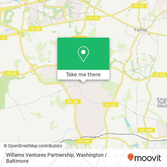 Mapa de Willams Ventures Partnership