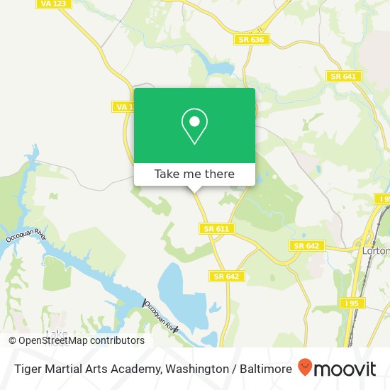 Tiger Martial Arts Academy map