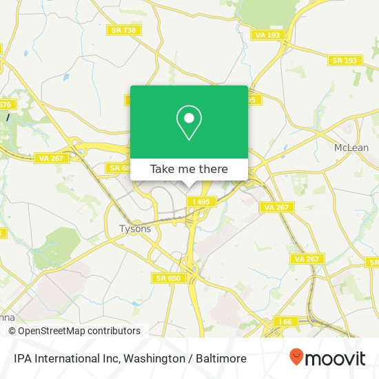 IPA International Inc map