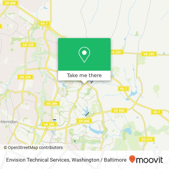 Envision Technical Services map