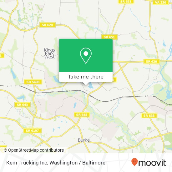 Kem Trucking Inc map