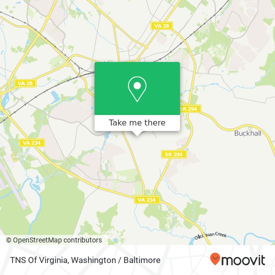 Mapa de TNS Of Virginia