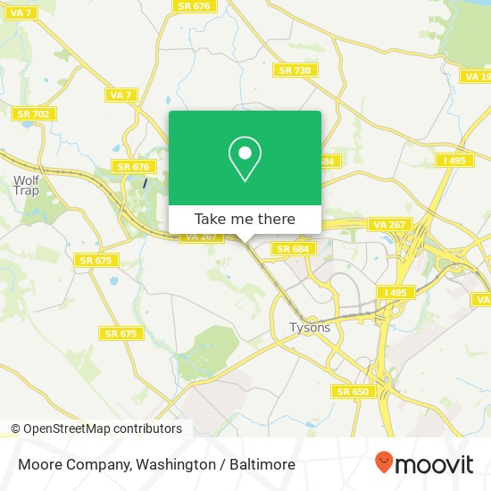 Moore Company map