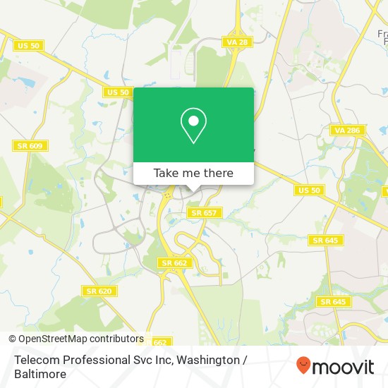 Telecom Professional Svc Inc map