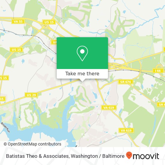 Mapa de Batistas Theo & Associates